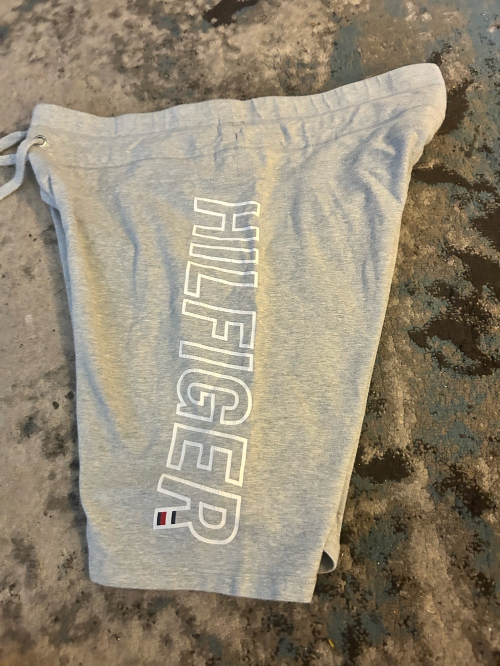 Tommy Hilfiger Light Gray Logo Hoodie